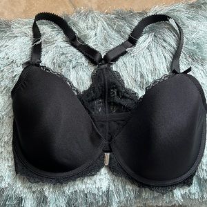 Adore Me racer back front closure bra. Size 34DDD